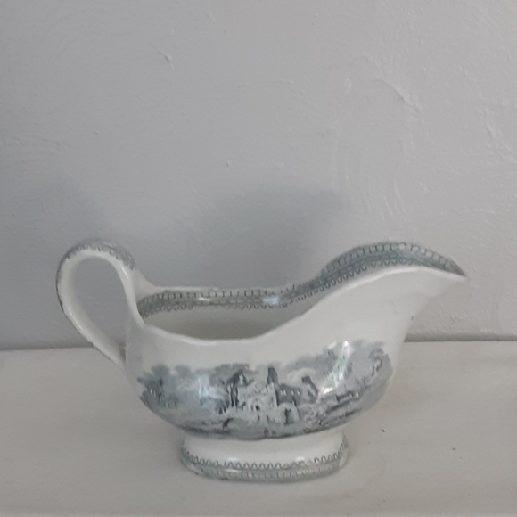 Unique vintage blue pattern gravy bo… - Picture 3 of 8
